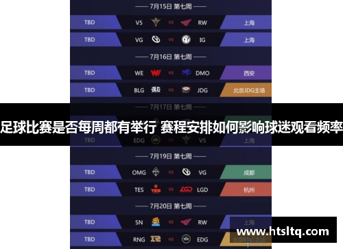 足球比赛是否每周都有举行 赛程安排如何影响球迷观看频率